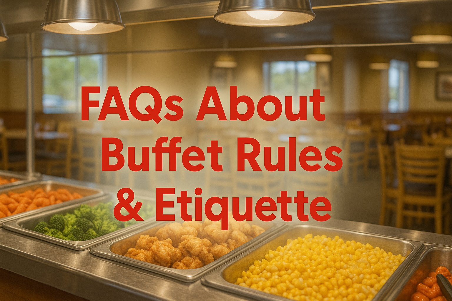 FAQs About GC Buffet Rules & Etiquette