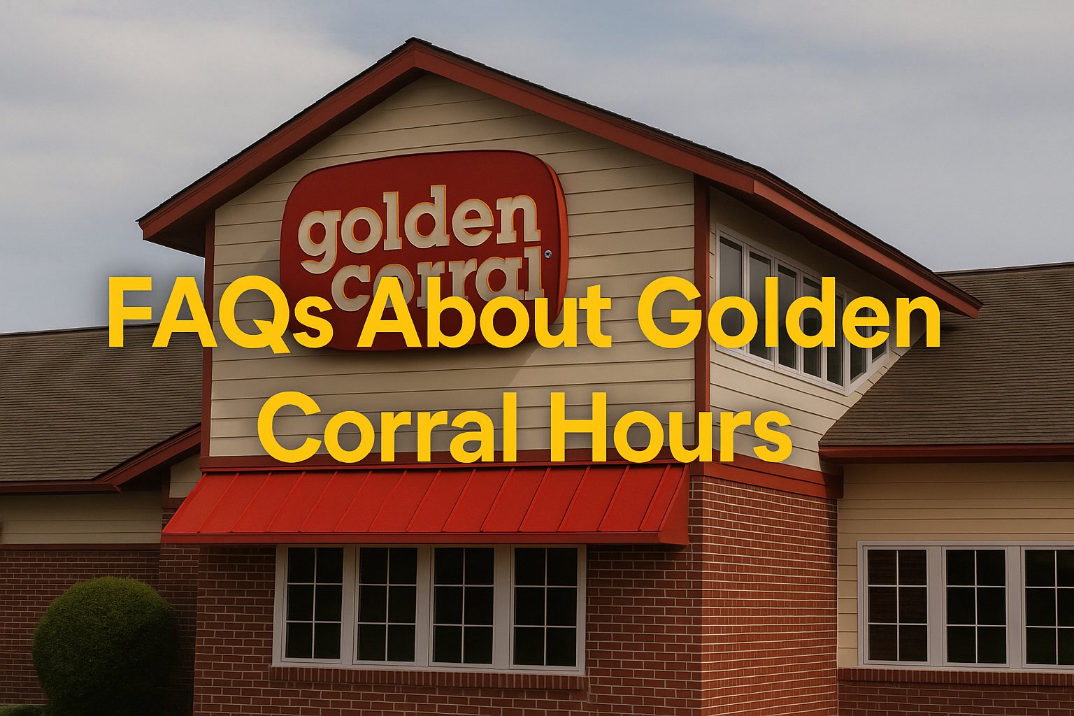 FAQs About Golden Corral Hours