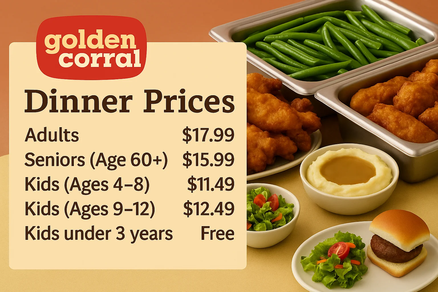 Golden Corral Dinner Prices