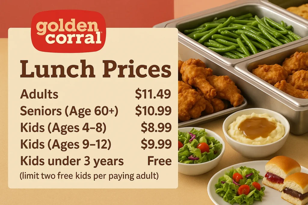 Golden Corral Lunch Prices