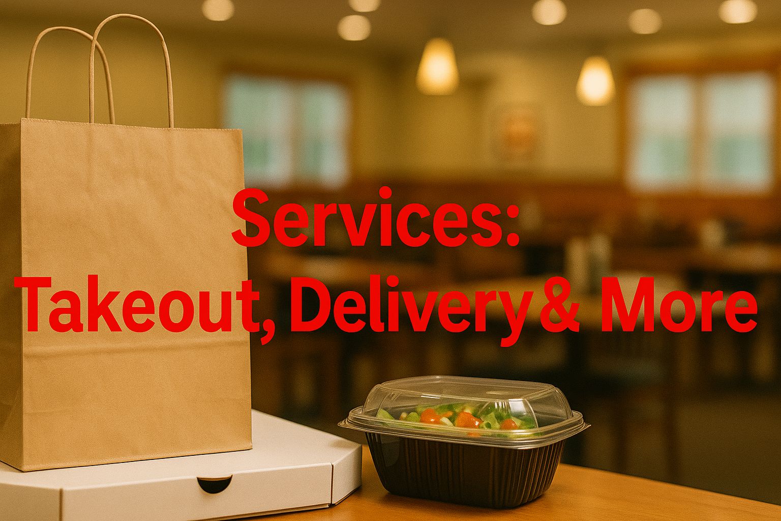 Services Takeout, Delivery & More