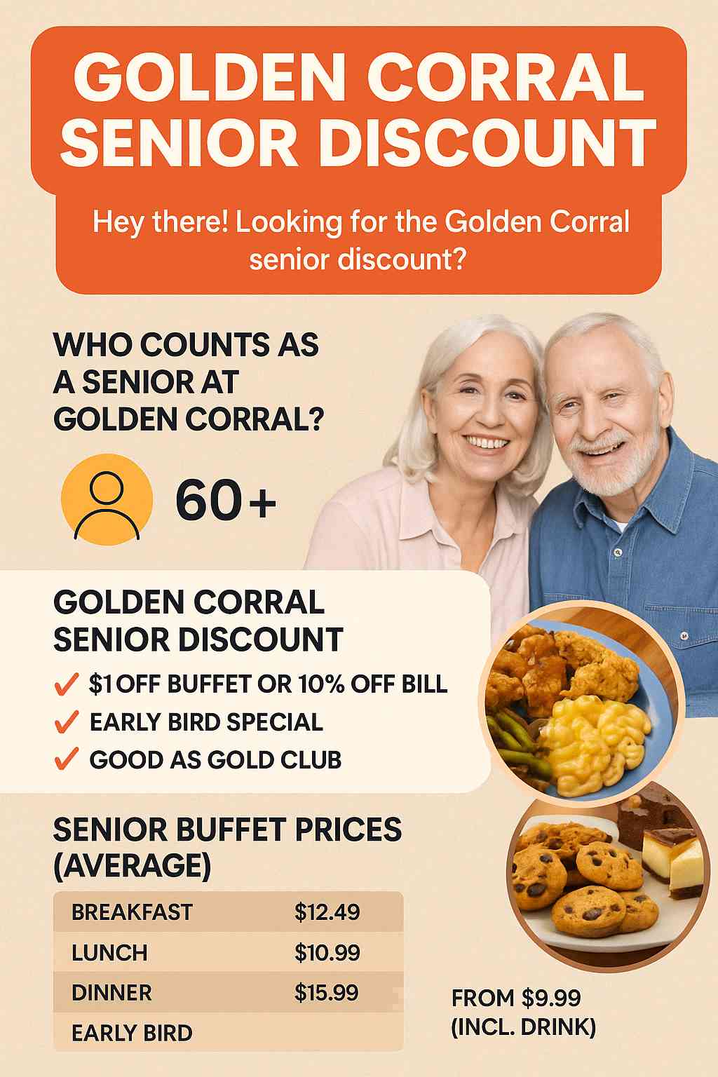 senior discount at Golden Corral